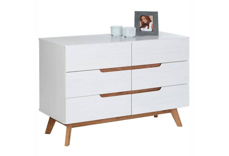 IDIMEX Kommode TIBOR, Sideboard Schubladenkommode skandinavisch Anrichte Kiefer massiv von IDIMEX