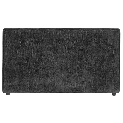 IDIMEX Kopfteil LORETTE 120cm in schwarz - gepolstertes Headboard mit hochwertigem Stoffbezug weich, Bettrückwand, gemütliches Bettkopfteil von IDIMEX
