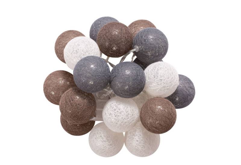 IDIMEX Lichterkette AMICI, Lichterkette mit 20 Kugeln LED Licht warmes weiß Lichtergirlande Indoo von IDIMEX
