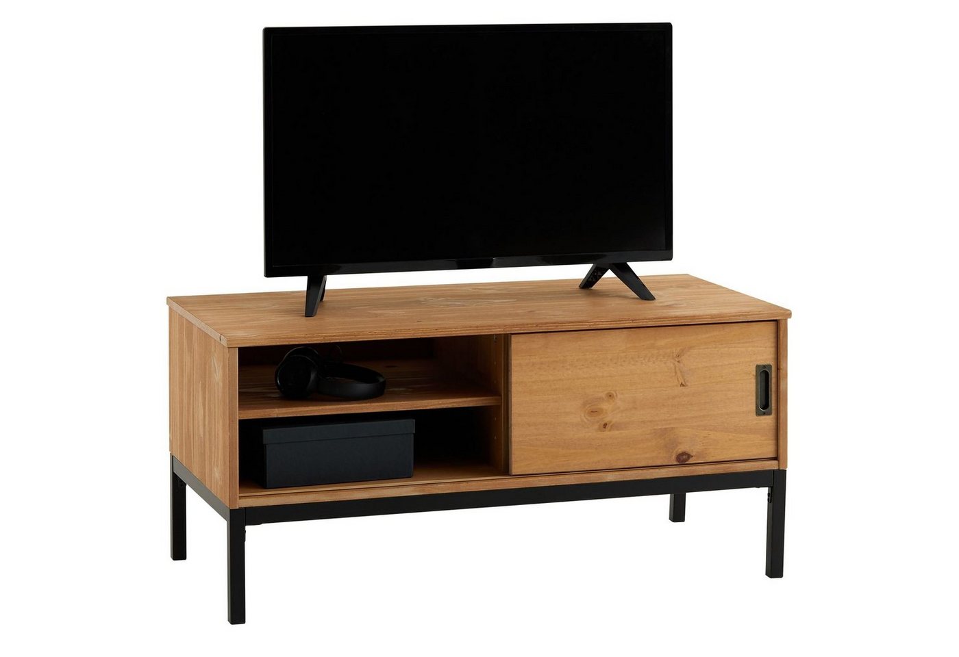 IDIMEX Lowboard SELMA, Lowboard Fernsehtisch TV Möbel Tisch Schrank 1 Tür Industrial Design h von IDIMEX