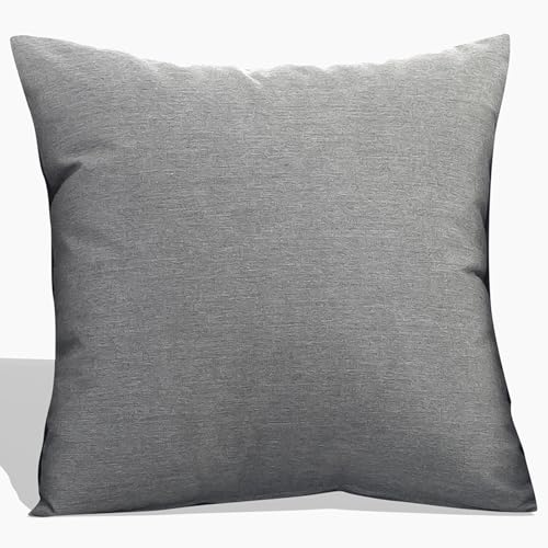 IDIMEX Outdoor Kissen für Gartensofa Amalfi Dunkelgrau – aus Sunbrella Stoff mit Polyesterfüllung ideal als Rückenkissen für Gartensofa oder Balkonkissen für Outdoor zubehör von IDIMEX