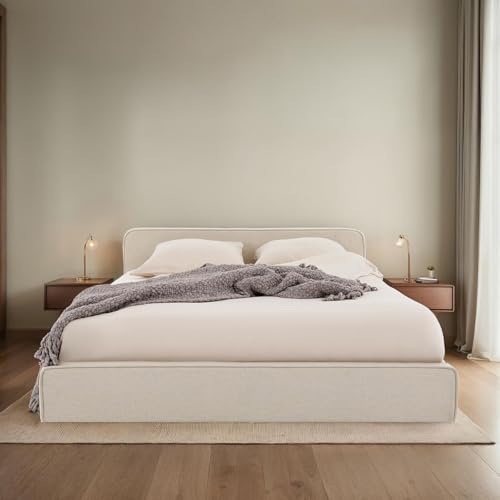 IDIMEX Polsterbett MARINI Doppelbett 120x200 cm in beige- Bett gepolstert mit Lattenrost, modernes Design & stabiles Holzgestell mit Kunststofffüßen IDIMEX Polsterbett MARINI Doppelbett 120x200 cm in beige- Bett gepolstert mit Lattenrost, modernes Design & stabiles Holzgestell mit Kunststofffüßen von IDIMEX