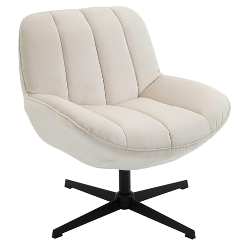 IDIMEX Polstersessel TINOS aus samtigem Velour-Bezug in beige, Besuchersessel im modernen Stil, Wohnzimmersessel mit Metallgestell in Schwarz von IDIMEX