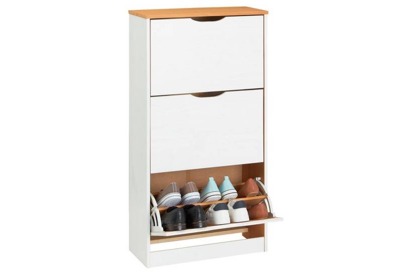 IDIMEX Schuhkommode BASIL, Schuhschrank Schuhkipper mit Klappen Schuhkommode Kiefer massiv versch IDIMEX Schuhkommode BASIL, Schuhschrank Schuhkipper mit Klappen Schuhkommode Kiefer massiv versch von IDIMEX