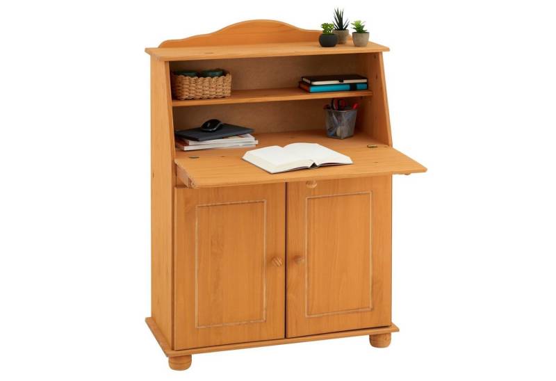 IDIMEX Sekretär DAVID, Sekretär Schreibtisch Schreibsekretär Landhausstil Schreibkommode mit von IDIMEX