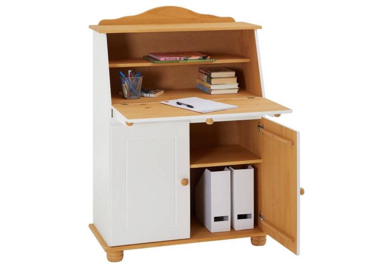 IDIMEX Sekretär DAVID, Sekretär Schreibtisch Schreibsekretär Landhausstil Schreibkommode mit von IDIMEX