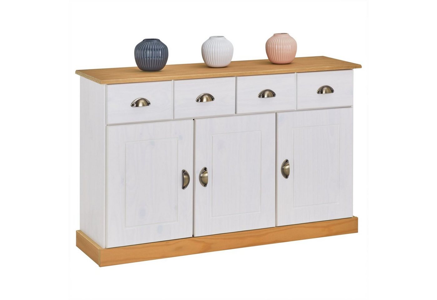 IDIMEX Sideboard PARIS, Anrichte Kommode Apothekerkommode Sideboard Apothekerschrank mit 2 Sch von IDIMEX