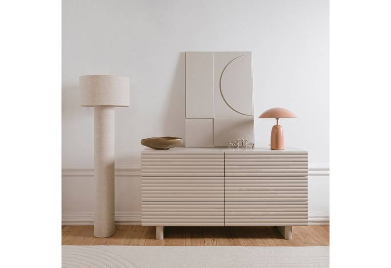 IDIMEX Sideboard TURKU, Sideboard mit 6 Schubladen Push to open modern Kaschmir von IDIMEX