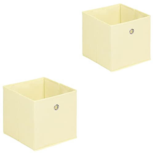 IDIMEX Stoffbox ELA, praktische Faltbox im 2er Pack, schöne Aufbewahrungsbox faltbar, einfacher Einschubkorb in beige IDIMEX Stoffbox ELA, praktische Faltbox im 2er Pack, schöne Aufbewahrungsbox faltbar, einfacher Einschubkorb in beige von IDIMEX