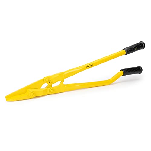 IDL Packaging H-305 Stahl-Umreifungsschneider für 1 1/4 Zoll und 2 Zoll Gurtbreite und 0,1 cm Dicke – robustes bestes Werkzeug in der Klasse mit noch längeren Griffen – Zweihändiges Bedienwerkzeug von IDL Packaging