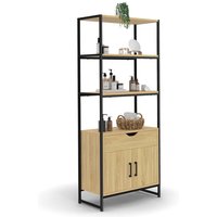 Badezimmermöbel DETROIT 3 Regale 1 Schrank 1 Schublade Industriedesign Badezimmermöbel DETROIT 3 Regale 1 Schrank 1 Schublade Industriedesign von IDMARKET