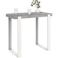 Bar-Hochtisch phoenix Beton- und Weißeffekt 113 cm von IDMARKET
