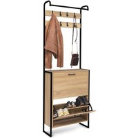 Eingangsgarderobe LUIS Schuhmöbel 2 Türen Industriedesign Eingangsgarderobe LUIS Schuhmöbel 2 Türen Industriedesign von IDMARKET