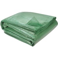Ersatzplane 130 gr/m² für Gewächshaus 12m² grün zebra Ersatzplane 130 gr/m² für Gewächshaus 12m² grün zebra von IDMARKET