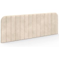 Hängekopfteil ALBA 160 cm in beigem Samt Hängekopfteil ALBA 160 cm in beigem Samt von IDMARKET