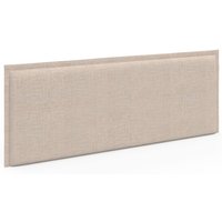 Hängekopfteil ALHYA 160 cm aus beigem Leinenstoff von IDMARKET