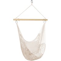 Hängesessel Bohème 2 Kissen écru Makramee-Design von IDMARKET