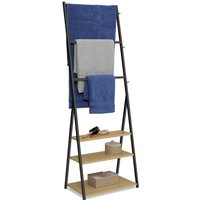 Handtuchhalter 3 Ebenen DETROIT 3 Regale Industriedesign von IDMARKET