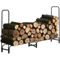 Holzscheithalter auf Beinen mit schwarzer Schutzhülle, Länge 2M Holzscheithalter auf Beinen mit schwarzer Schutzhülle, Länge 2M von IDMARKET