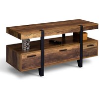 Idmarket - TV-Möbel 113 cm austria Holz Dornfuß mit Schubladen von IDMARKET