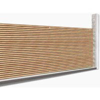 Verdunkelnder Sichtschutz 1,8 x 10 m Holzeffekt 160 gr/m² von IDMARKET