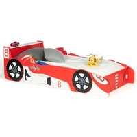 Kinderbett Auto Formel 1 teddi 70 x 140 cm rot von IDMARKET
