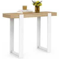 Konsole PHOENIX Holz und Weiß von IDMARKET