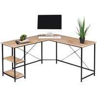 L-förmiger Eckschreibtisch detroit Industriedesign von IDMARKET