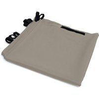 Set von 2 Vorhängen für Pergola taupe 3 und 4 M Wandpaneele mit Reißverschluss von IDMARKET
