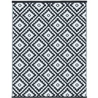 Idmarket - Outdoor-Teppich bahamas schwarz 270 x 470 cm von IDMARKET