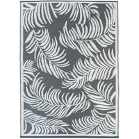 Outdoor-Teppich coco tropisch grau und weiß 120 x 180 cm Outdoor-Teppich coco tropisch grau und weiß 120 x 180 cm von IDMARKET