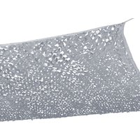 Idmarket - Rechteckiges Sonnensegel Design Schatten Schatten Camouflage 4x6 m Hellgrau von IDMARKET