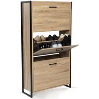 Schuhmöbel 18 Paar luis 3 Türen Industriedesign von IDMARKET