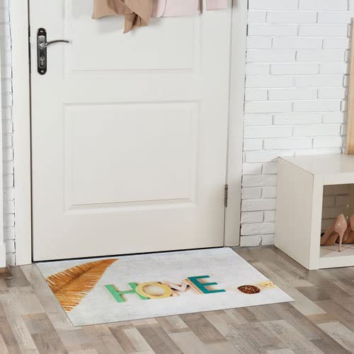 IDMAT Boston Teppich, 50 x 80 cm, Buchstabe Home von IDMAT