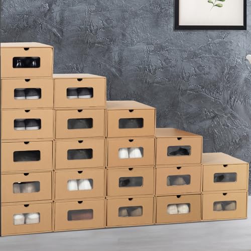 IDMarket - 20 Stück Schuhkartons mit Schublade von IDMarket
