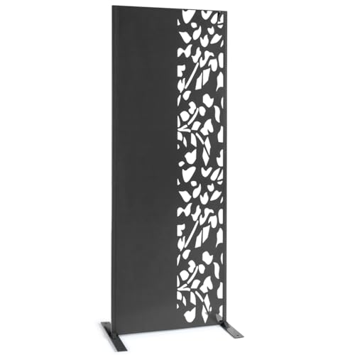 IDMarket - Universal Dekorplatte FLOWER grau 50x150cm aus Metall perforiert an der Seite IDMarket - Universal Dekorplatte FLOWER grau 50x150cm aus Metall perforiert an der Seite von IDMarket