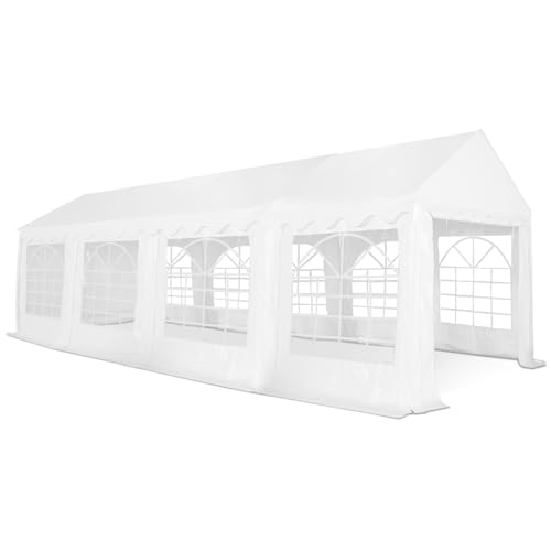 IDMarket - Festzelt 4 x 8 M Barnum PE 180 g/m² weiß 40 Personen IDMarket - Festzelt 4 x 8 M Barnum PE 180 g/m² weiß 40 Personen von IDMarket