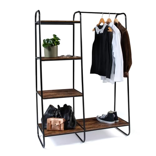 IDMarket - Kleiderschrank Paolo mit Einlegeböden aus Altholz und Metall IDMarket - Kleiderschrank Paolo mit Einlegeböden aus Altholz und Metall von IDMarket