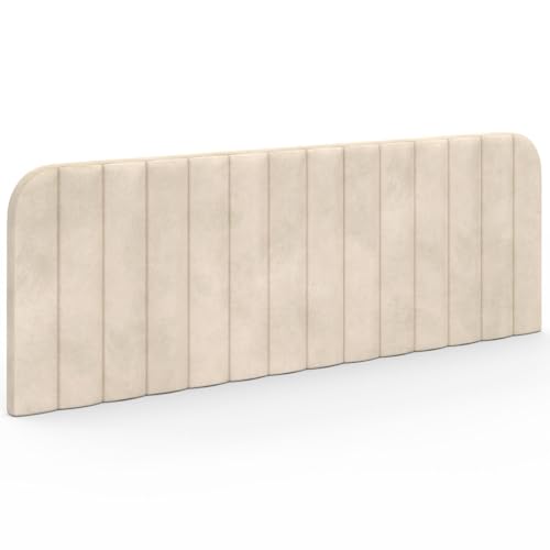 IDMarket - Kopfteil zum Aufhängen, Alba, 160 cm, Velours, Beige IDMarket - Kopfteil zum Aufhängen, Alba, 160 cm, Velours, Beige von IDMarket