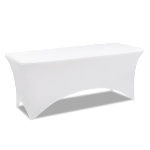 IDMarket - Weiße Schutzhülle für Klapptisch, 180 cm von IDMarket