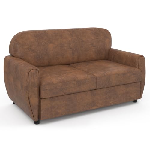 IDMarket - Sofa rechts, 2-Sitzer, Club, Vintage, Gaston, Dunkelbraun, Antik-Effekt IDMarket - Sofa rechts, 2-Sitzer, Club, Vintage, Gaston, Dunkelbraun, Antik-Effekt von IDMarket