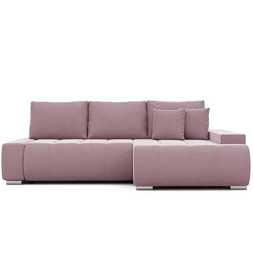 IDOHOME Sofa mit Schlaffunktion 227x153 - Ecksofa mit Schlaffunktion und Bettkasten - Schlafsofa mit Bettkasten - Sofa 3 Sitzer - Couch Links von IDOHOME