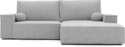 IDOHOME Sofa mit Schlaffunktion 294x185 - Ecksofa mit Schlaffunktion und Bettkasten - Schlafsofa mit Bettkasten - Sofa 3 Sitzer - Couch Rechts von IDOHOME