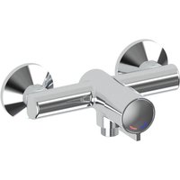 Idral - Zeitgesteuerte Brausebatterie 15 sec minimal Serie 08137 Verchromt - Messing von IDRAL