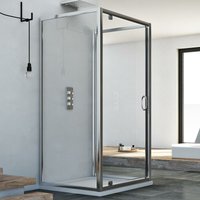 Duschkabine 3-seitig Klarglas h 185 mod. Sintesi Trio 1 Tür 80x75x80 Öff. 75 cm Duschkabine 3-seitig Klarglas h 185 mod. Sintesi Trio 1 Tür 80x75x80 Öff. 75 cm von IDRALITE