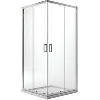 Duschkabine Klarglas h 198 mod. Ready 75x80 cm rechteckig von IDRALITE