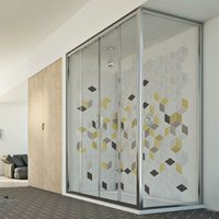 Idralite - Duschkabine eckiges Klarglas h 198 mod. Young Duo 2 Türen 70x130 cm Idralite - Duschkabine eckiges Klarglas h 198 mod. Young Duo 2 Türen 70x130 cm von IDRALITE