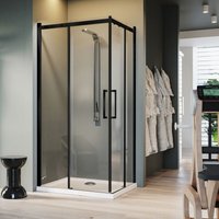 Duschkabine rechteckig mit anti-kalk h 200 mod. Prime Black Corner 70x100 cm linke Version Duschkabine rechteckig mit anti-kalk h 200 mod. Prime Black Corner 70x100 cm linke Version von IDRALITE