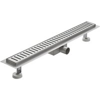 Duschrinne ebenerdig befliesbar aus Inox Edelstahl mod. Stripe 80 cm von IDRALITE