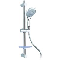 Duschstange für Duschtür mit Edelstahl und ABS Brause 5 Strahlarten mod. Mond Duschstange für Duschtür mit Edelstahl und ABS Brause 5 Strahlarten mod. Mond von IDRALITE